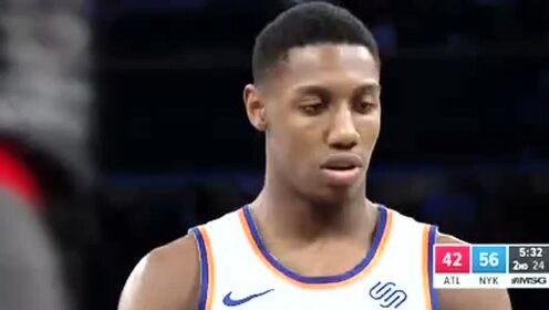 《NBA全场回放》【原声回放】老鹰vs尼克斯第2节 罗宾逊抢断反击滑翔炸筐