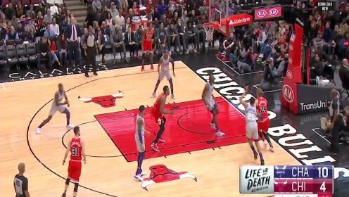 《NBA全场集锦》【原声】黄蜂83-73公牛 黄蜂六人得分上双喜迎三连胜