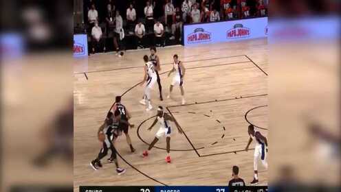 《NBA比赛集锦》盖伊假投真传送香饼 怀特三分架炮正中靶心