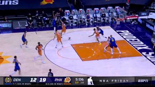 《NBA全场集锦》约基奇迎面跳投挡不住 巴顿三分也来帮帮场子
