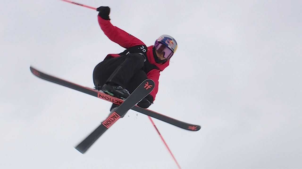 冬奥会空中的绝美舞者谷爱凌完成doublecork1080斩落高分