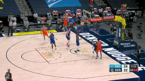 《NBA全场集锦》底角开炮轰炸篮筐 杰克逊三分出手正中靶心