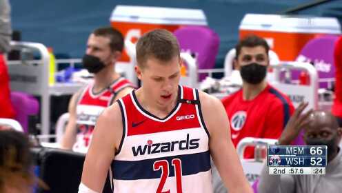 《NBA全场集锦》灰熊vs奇才第2节中文解说回放