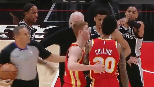 《NBA全场集锦》火气冲天！德罗赞与科林斯发生冲突穆雷见势为大哥出头