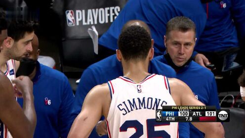 《NBA全场集锦》一失足成千古恨 恩比德上空篮不进错失最后良机