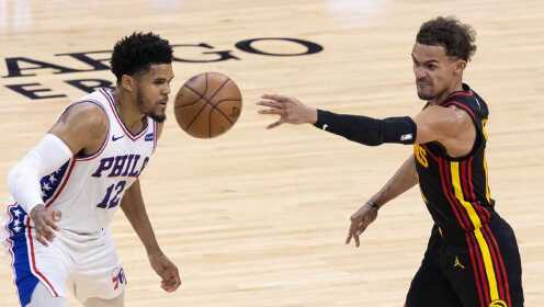 《NBA全场集锦》【纯享】老鹰vs费城精华回放 恩比德致命失误特雷-杨21+10晋级