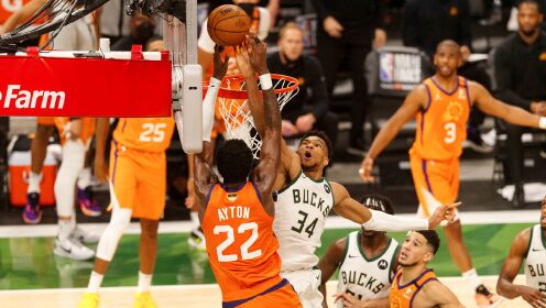 《NBA全场集锦》【原声】太阳103-109雄鹿 布克米德尔顿40+对飙雄鹿扳平大比分