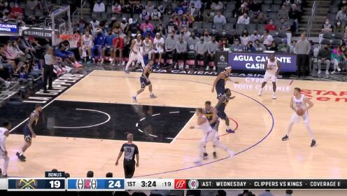 《洛杉矶快船》【回放】NBA季前赛：掘金vs快船第1节中文解说回放