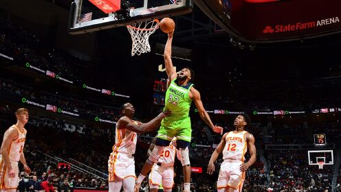 《NBA全场集锦》【球星】唐斯vs老鹰集锦 17+7+10全场遭针对憋一肚子气