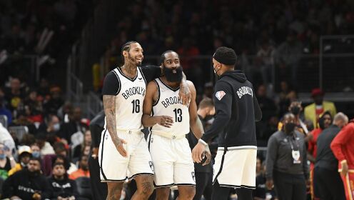 《NBA全场集锦》篮网队集锦：杜兰特31+6哈登20+11二人联手为球队锁定胜局