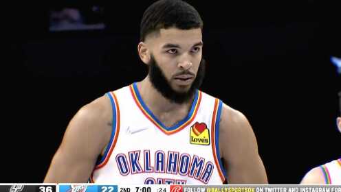 《NBA全场集锦》马刺vs雷霆第2节中文解说回放