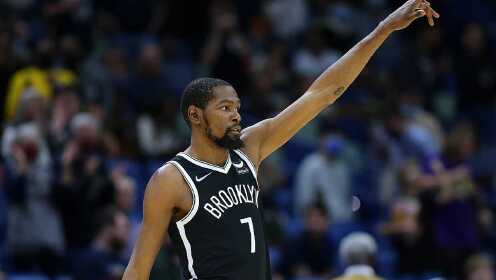 《NBA全场集锦》篮网队集锦：杜兰特28+7+8哈登39+12创纪录