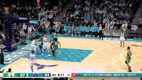 《NBA全场集锦》【原声】凯尔特人115-101黄蜂 塔图姆44分迎4连胜鲍尔15+8