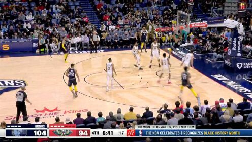 《NBA全场集锦》【球星】小贾伦杰克逊vs鹈鹕集锦 拿下23+7关键球接连得手