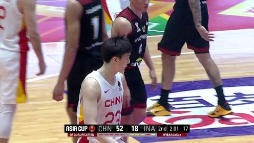 【回放】男篮亚洲杯1/4决赛资格赛：中国vs印尼中文解说全场回放