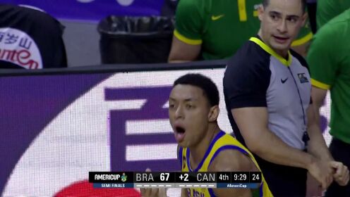《FIBA》这手感不是闹着玩的 凯里夫-杨乱军丛中随手一扔稳稳命中