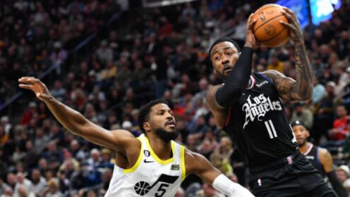 《NBA全场集锦》【球星】沃尔vs爵士集锦 空砍26+5销魂抛投美如画