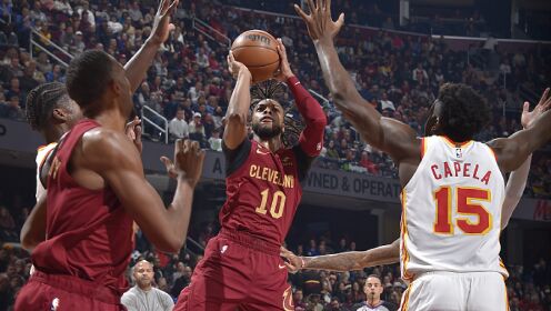《NBA骑士》【球星】加兰vs老鹰集锦 全场26+9全面进攻击破对手防线