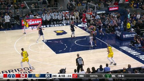 《NBA全场集锦》【原声】奇才111-121步行者 希尔德28分送奇才5连败