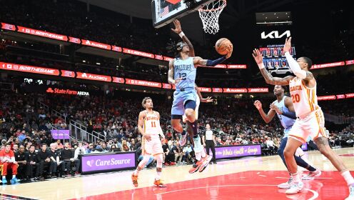 《NBA全场集锦》【原声】灰熊123-119老鹰 莫兰特27+6灰熊擒老鹰喜迎6连胜
