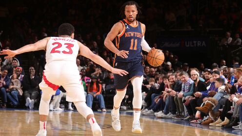 《NBA全场集锦》【球星】布伦森vs猛龙集锦 空砍26+7无解中投连投连中