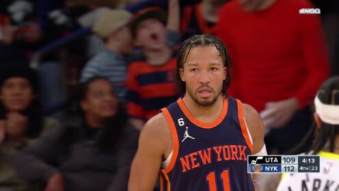 《NBA全场集锦》【纯享】爵士vs尼克斯精华回放 马尔卡宁空砍29分布伦森38分率队险胜