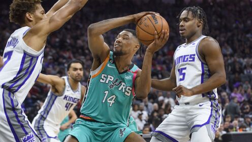 《NBA全场集锦》【纯享】马刺vs国王精华回放 麦克德莫特30分马刺获加时赛首胜