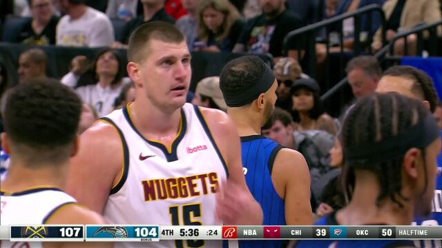 掘金vs魔术第4节英文原声回放