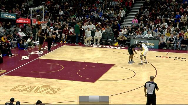  NBA常规赛：勇士vs骑士第2节中文解说回放
