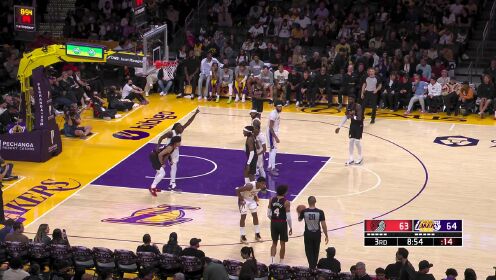洛杉矶湖人_NBA常规赛：开拓者110-116湖人_【纯享】开拓者vs湖人精华纯享浓眉天神下凡率队击败开拓者_高清