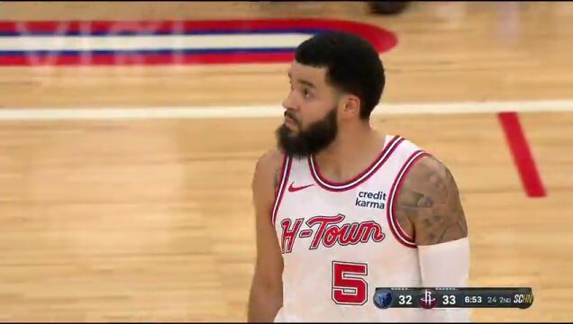 NBA常规赛：灰熊vs火箭第2节中文解说回放