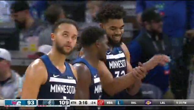 NBA常规赛：76人vs森林狼第4节中文解说回放