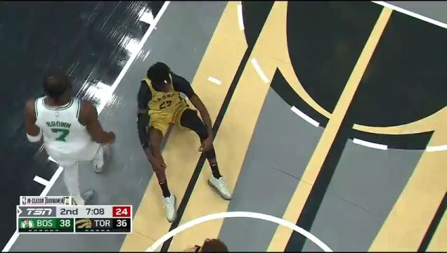 NBA季中锦标赛：凯尔特人vs猛龙第2节英文原声回放