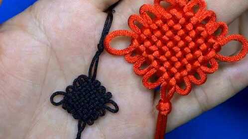 55四回盘长结中国结的编法视频教程