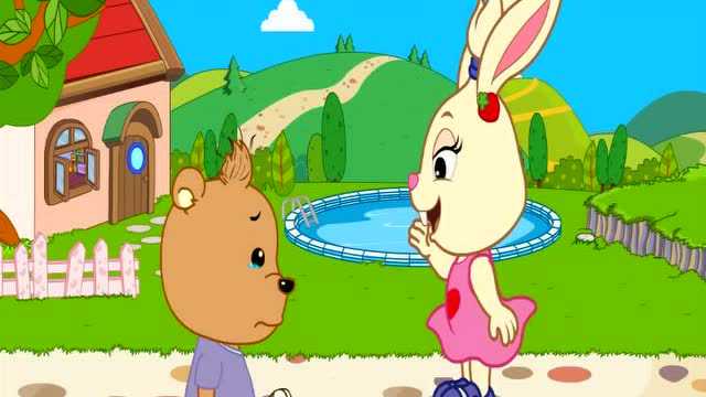 好习惯故事小动画痒痒熊洗头