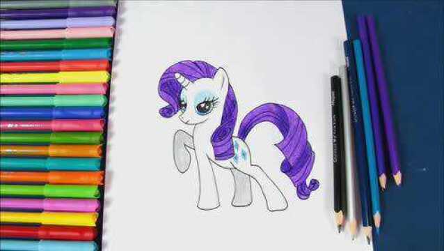 小天使画室,简笔画:小马宝莉——珍奇