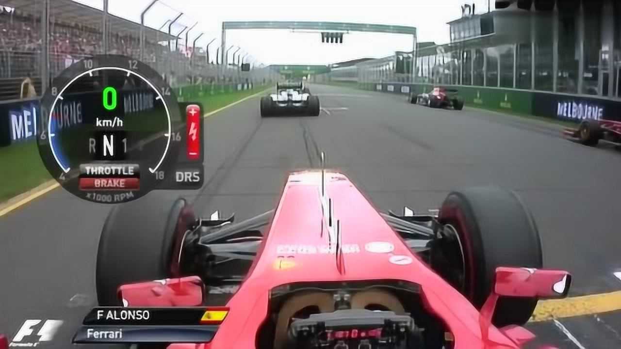 F1赛车速度有多快,自己慢慢感受吧_腾讯视频