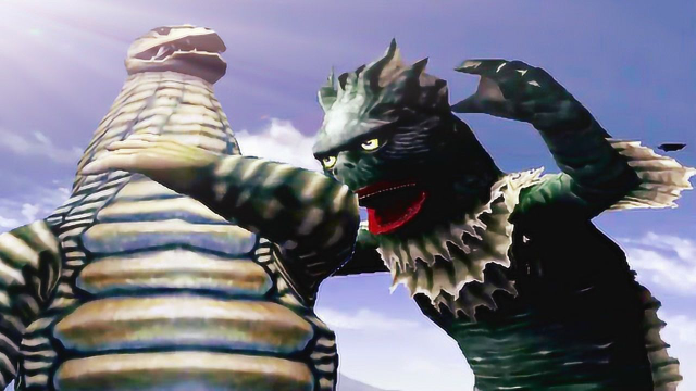 雷德王vs海底原人奥特曼恐龙怪兽大作战