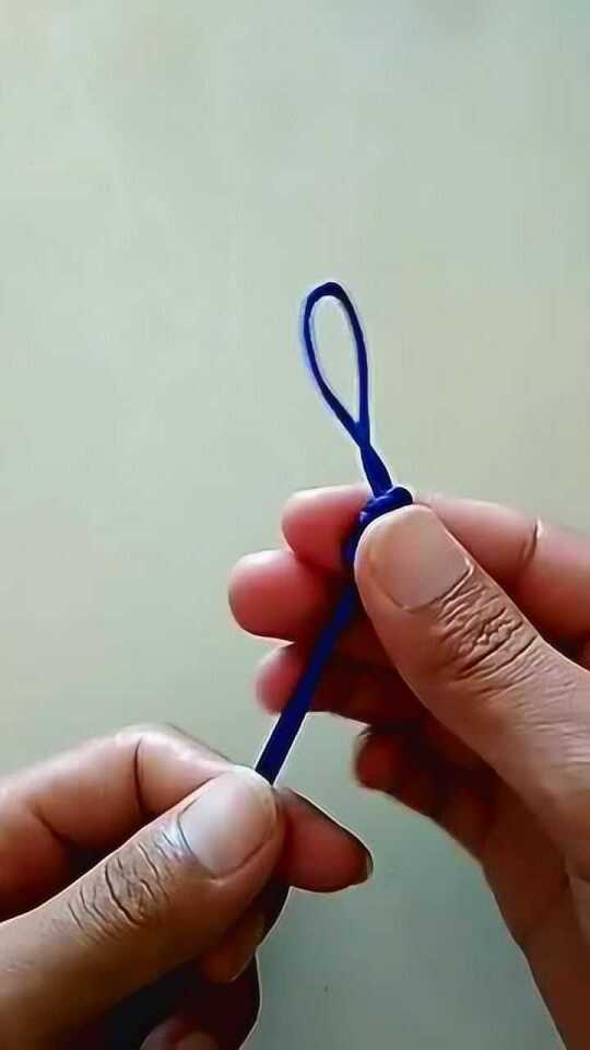 主线马蹄结打法,你会不会这种方法