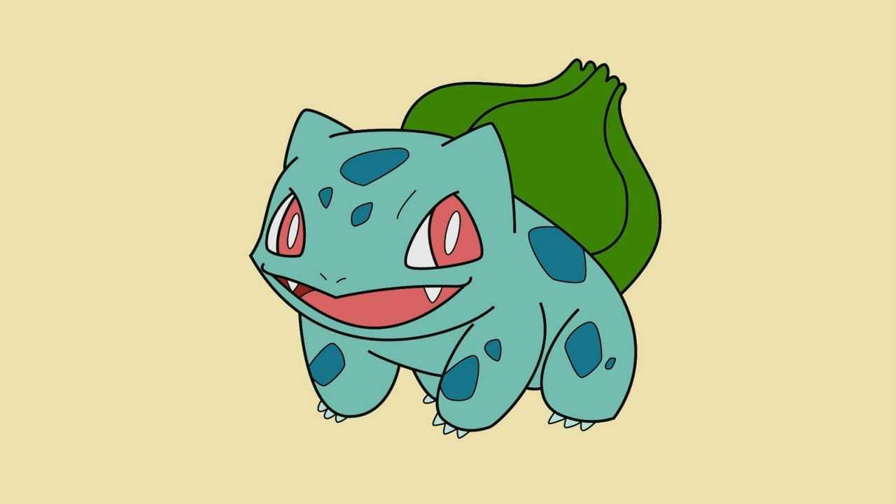 02可爱的妙蛙种子简笔画