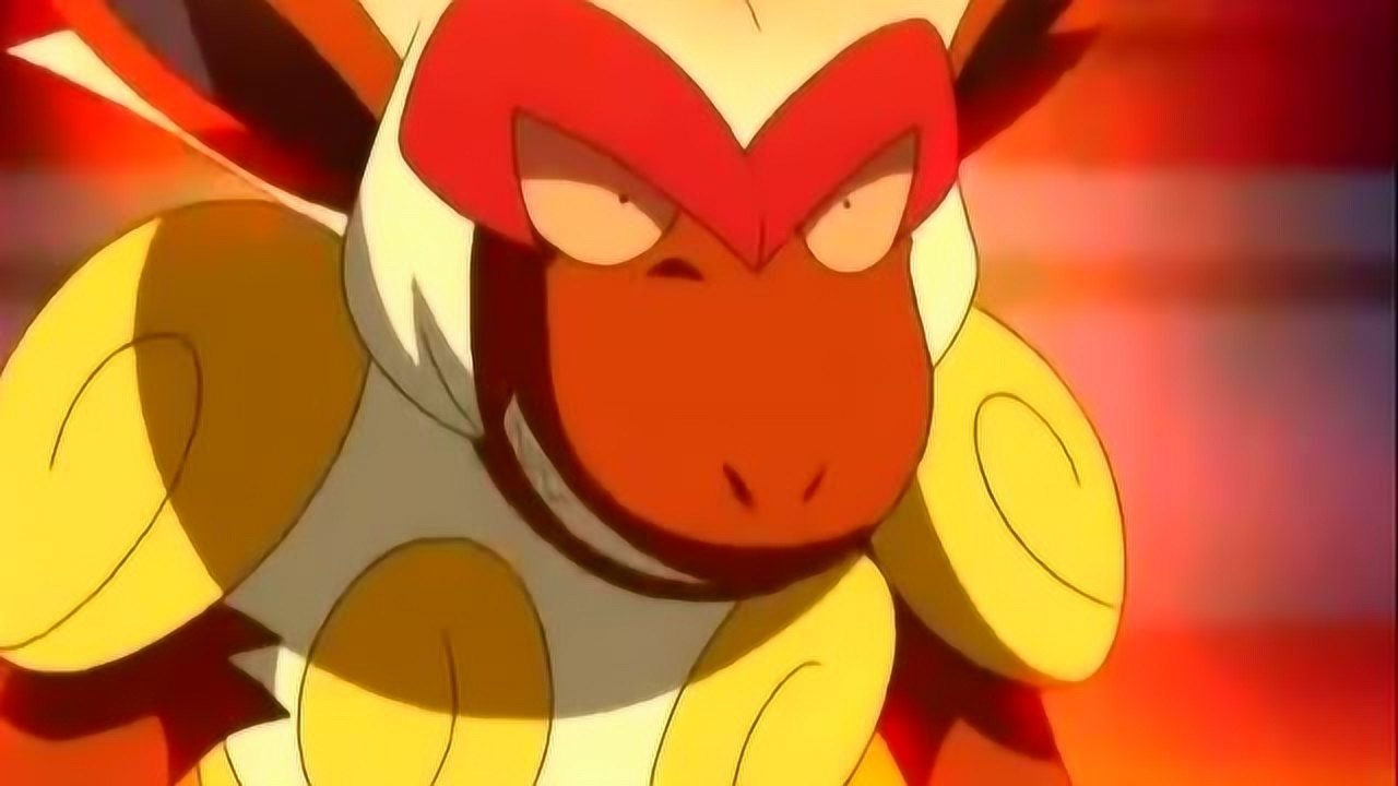 神奇宝贝小智烈焰猴的觉醒神奥最后道馆战真是太帅气了