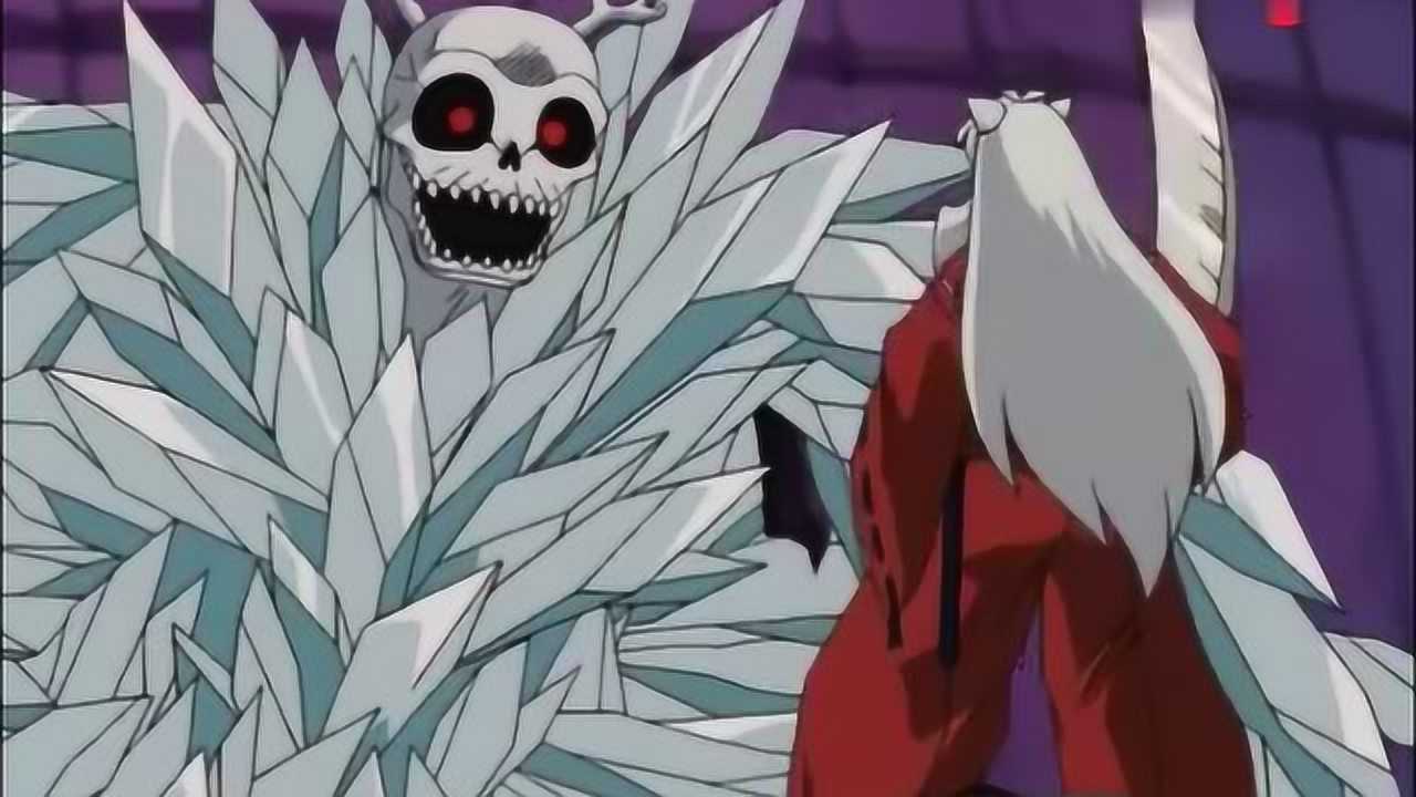 宝仙鬼受黑色四魂碎片控制开始攻击犬夜叉