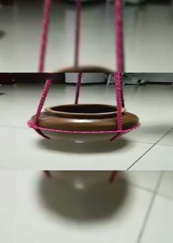 生活小窍门:用绳子绑坛子或者花瓶,美观又实用