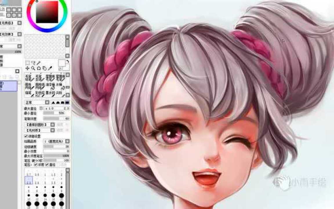 手绘王者荣耀-小乔-小雨手绘