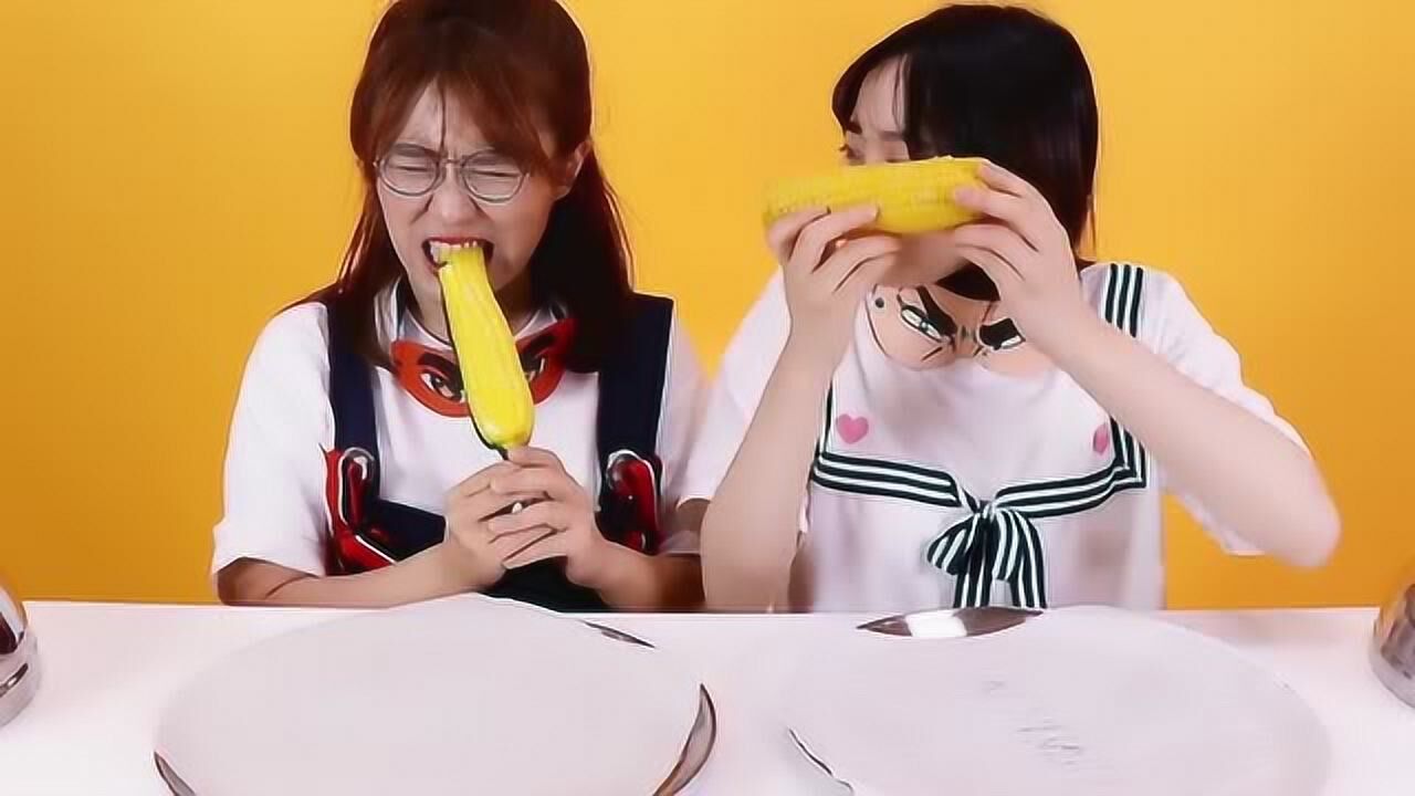 《小伶玩具》是真的食物还是橡皮食物,运气吃美食大比拼!_腾讯视频