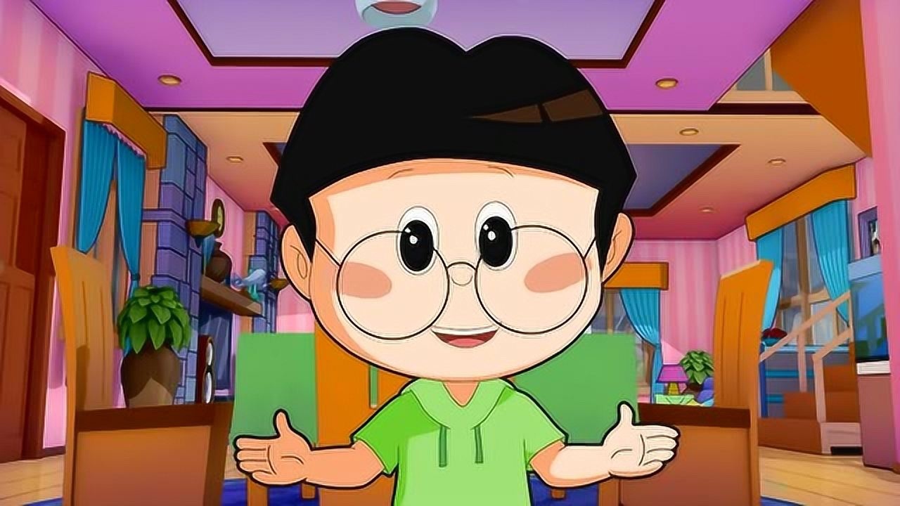 动画片:小明帮云朵妈妈洗碗