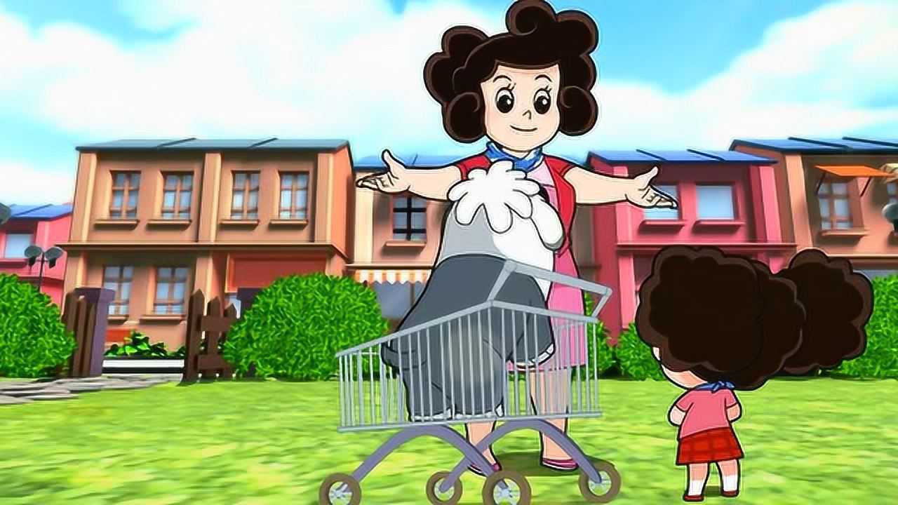 动画片：棉花糖想把购物车留下_高清