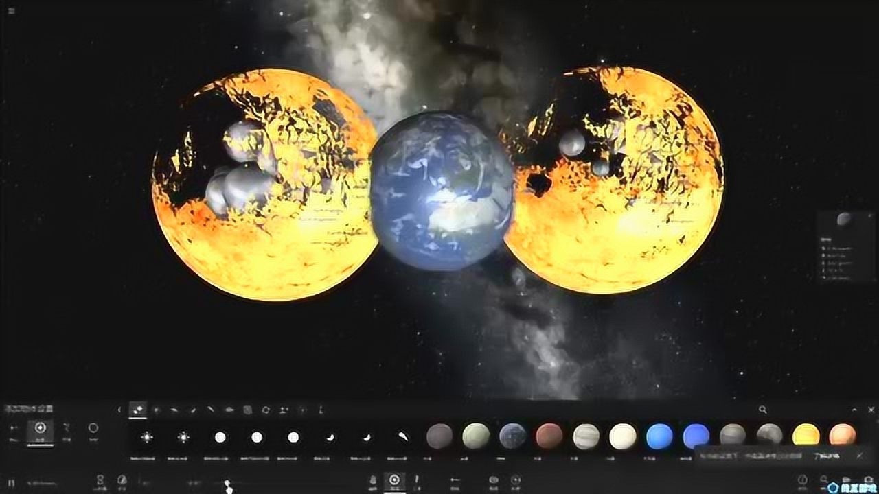 宇宙沙盘2模拟多少原子弹可以引爆这些天体炸成粉碎融合不了