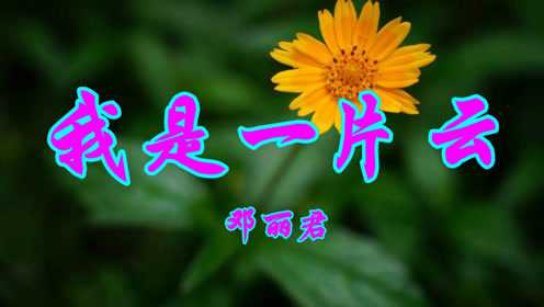 邓丽君演唱经典情歌我是一片云满满的回忆