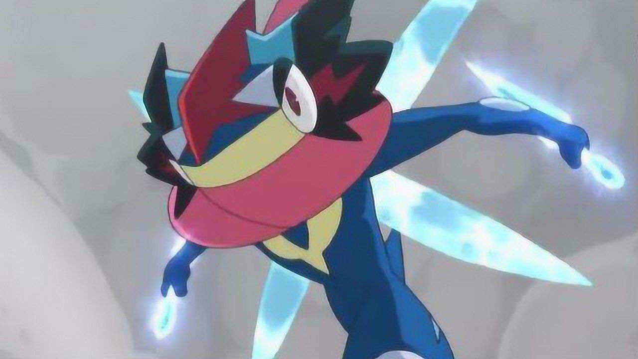 闪光甲贺忍蛙!羁绊进化 z招式,令人窒息的强大!口袋妖怪日月